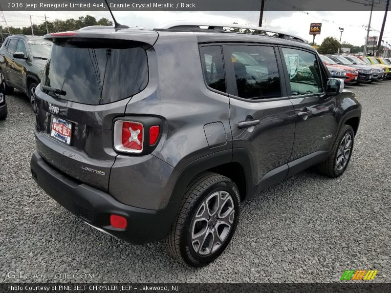 Granite Crystal Metallic / Black 2016 Jeep Renegade Limited 4x4