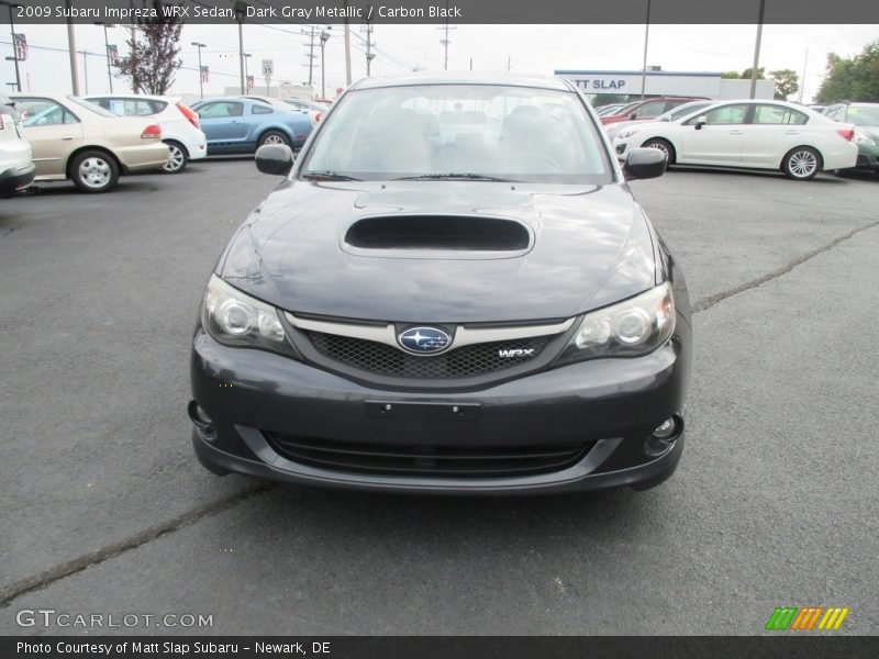 Dark Gray Metallic / Carbon Black 2009 Subaru Impreza WRX Sedan