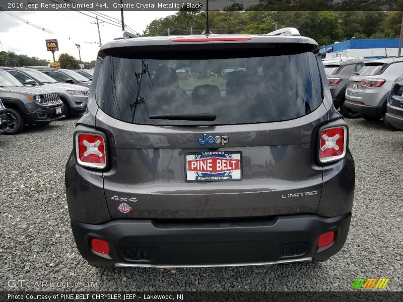 Granite Crystal Metallic / Black 2016 Jeep Renegade Limited 4x4