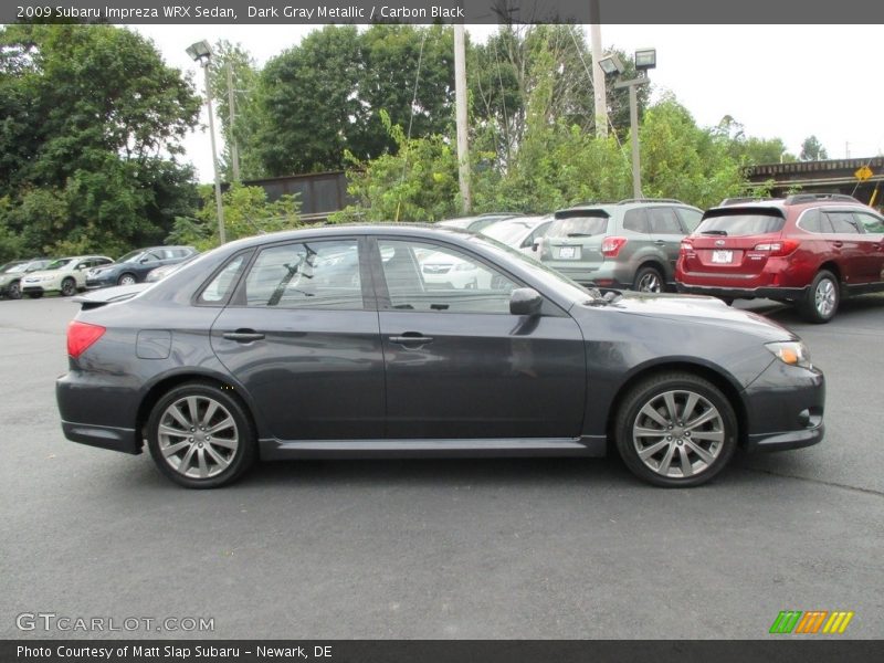 Dark Gray Metallic / Carbon Black 2009 Subaru Impreza WRX Sedan