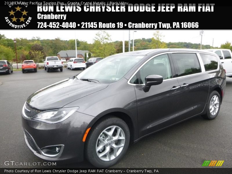 Granite Crystal Metallic / Black/Alloy 2018 Chrysler Pacifica Touring Plus