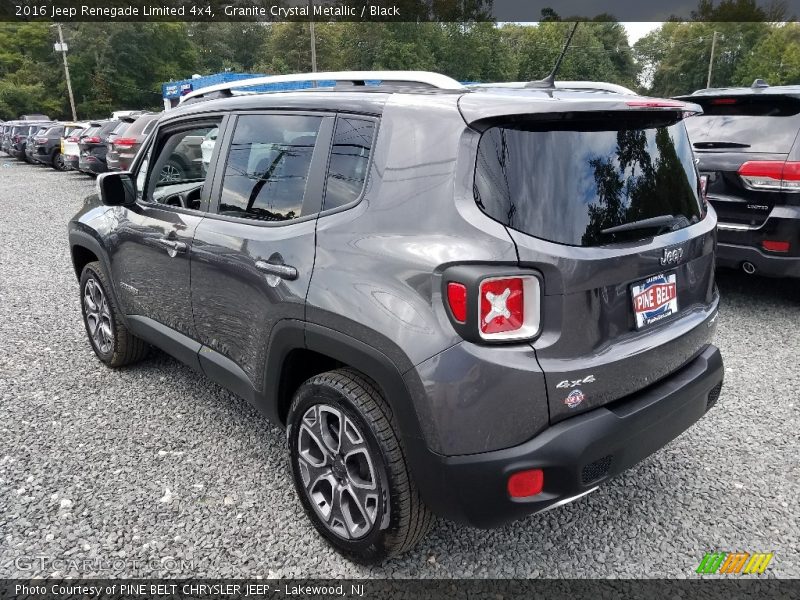 Granite Crystal Metallic / Black 2016 Jeep Renegade Limited 4x4
