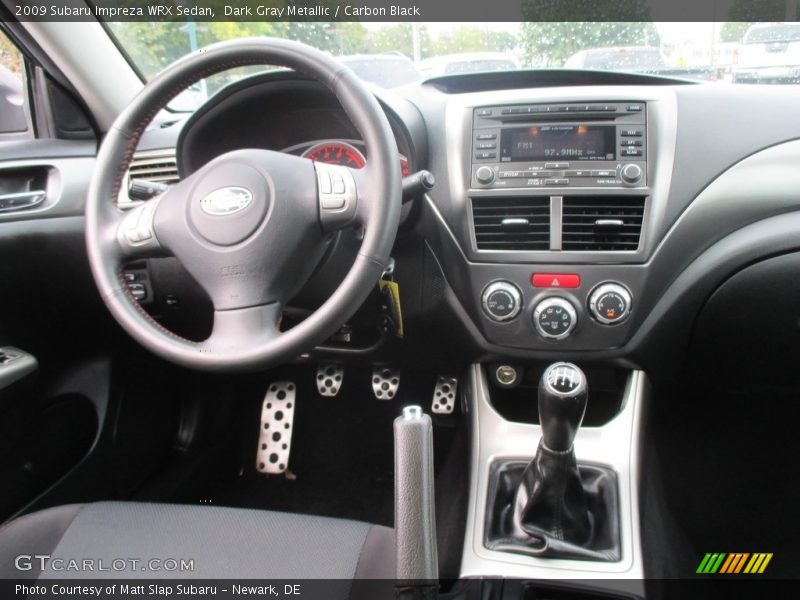 Dark Gray Metallic / Carbon Black 2009 Subaru Impreza WRX Sedan