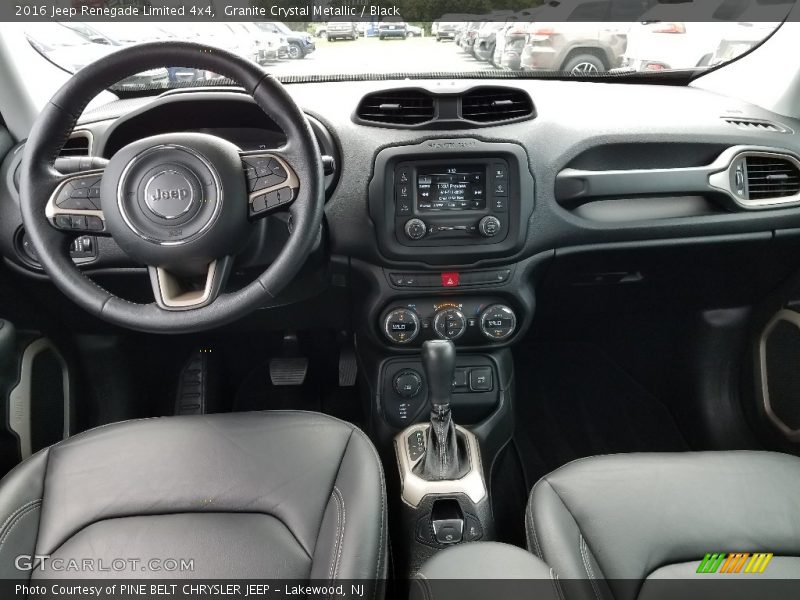 Granite Crystal Metallic / Black 2016 Jeep Renegade Limited 4x4