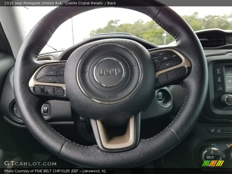 Granite Crystal Metallic / Black 2016 Jeep Renegade Limited 4x4