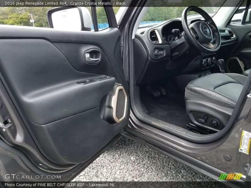 Granite Crystal Metallic / Black 2016 Jeep Renegade Limited 4x4
