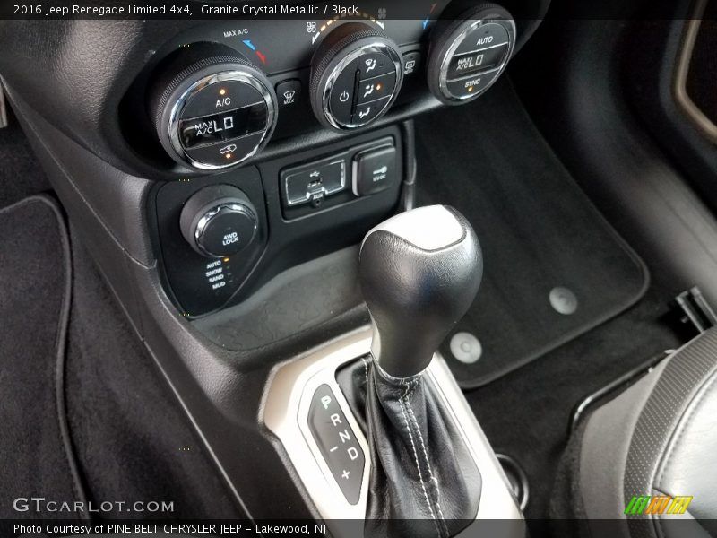 Granite Crystal Metallic / Black 2016 Jeep Renegade Limited 4x4