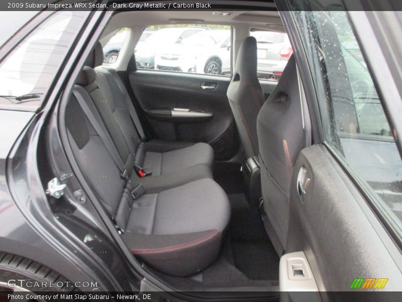Dark Gray Metallic / Carbon Black 2009 Subaru Impreza WRX Sedan