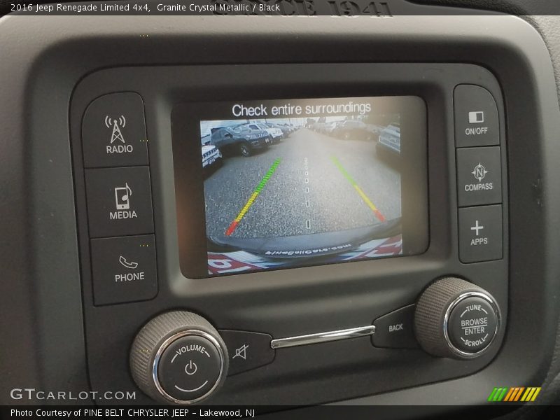 Granite Crystal Metallic / Black 2016 Jeep Renegade Limited 4x4