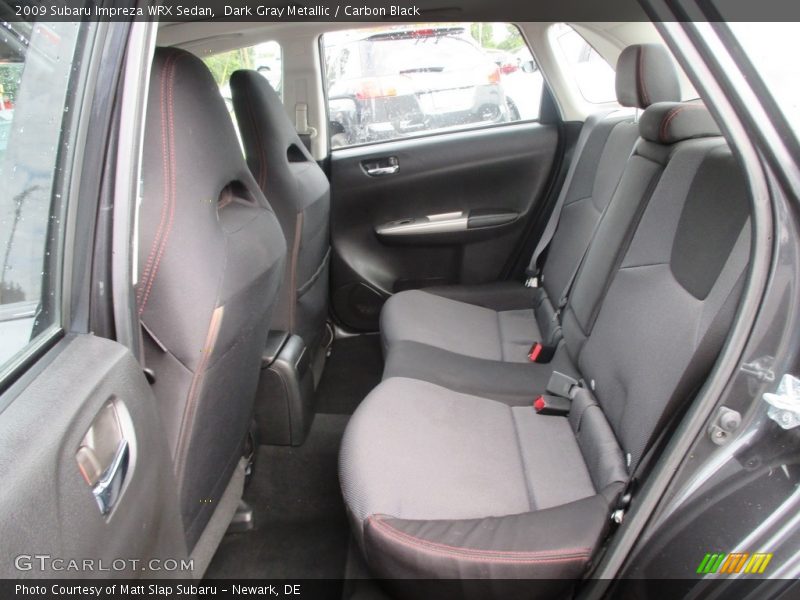 Dark Gray Metallic / Carbon Black 2009 Subaru Impreza WRX Sedan