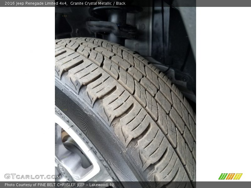 Granite Crystal Metallic / Black 2016 Jeep Renegade Limited 4x4