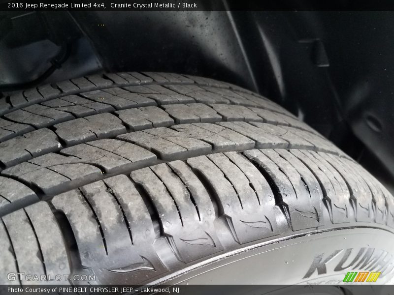 Granite Crystal Metallic / Black 2016 Jeep Renegade Limited 4x4