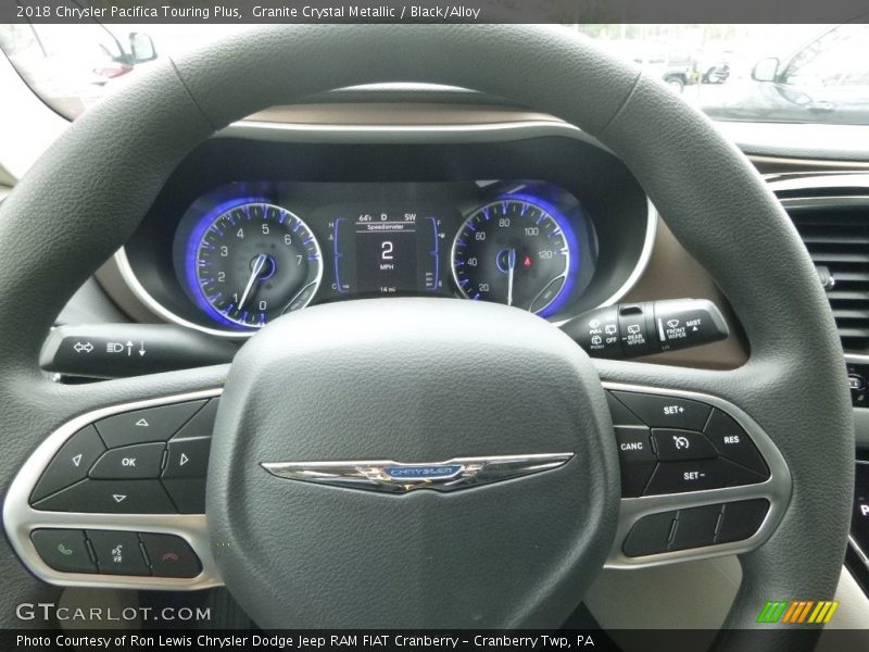 Granite Crystal Metallic / Black/Alloy 2018 Chrysler Pacifica Touring Plus