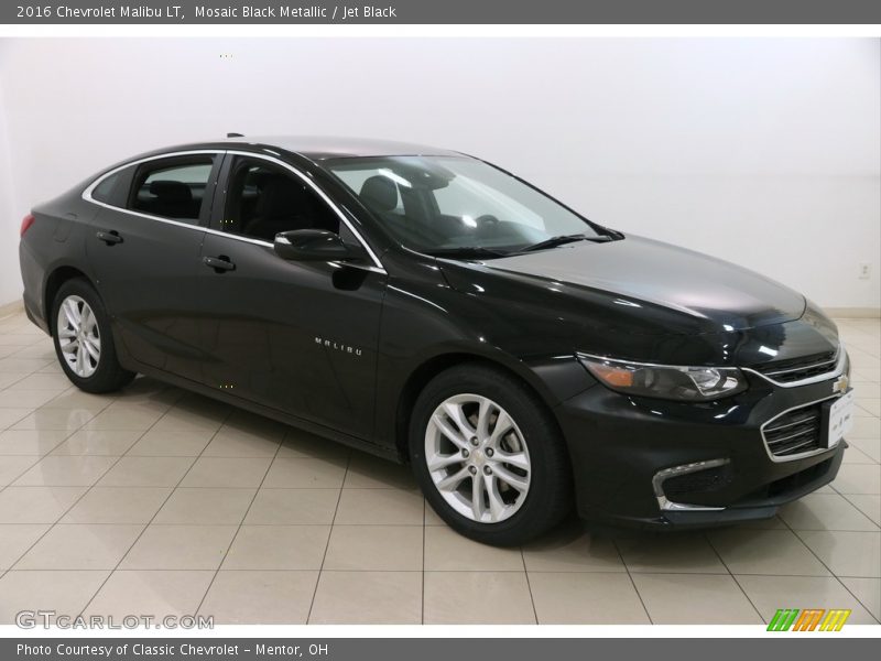 Mosaic Black Metallic / Jet Black 2016 Chevrolet Malibu LT