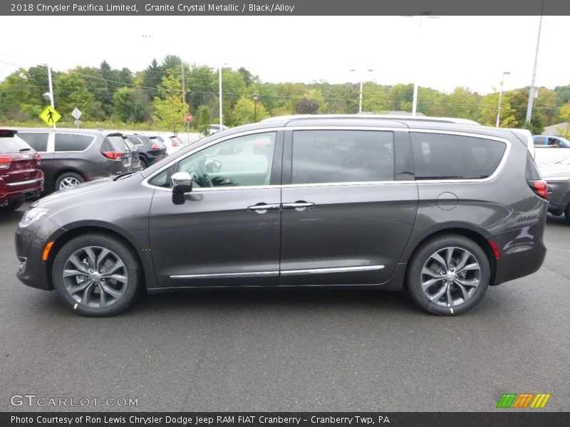 Granite Crystal Metallic / Black/Alloy 2018 Chrysler Pacifica Limited