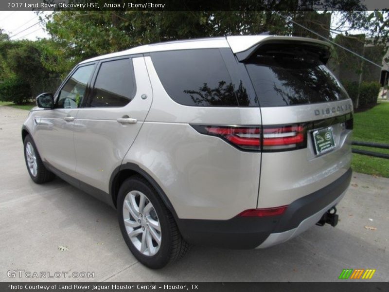 Aruba / Ebony/Ebony 2017 Land Rover Discovery HSE
