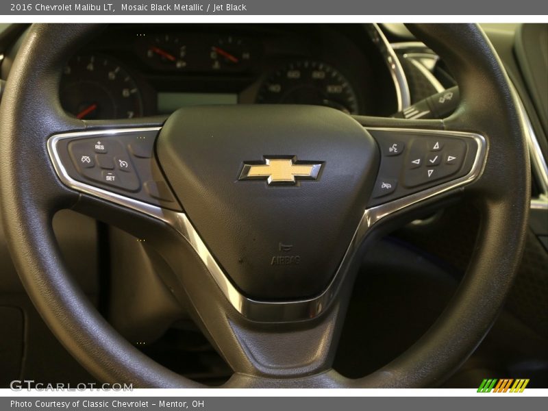 Mosaic Black Metallic / Jet Black 2016 Chevrolet Malibu LT