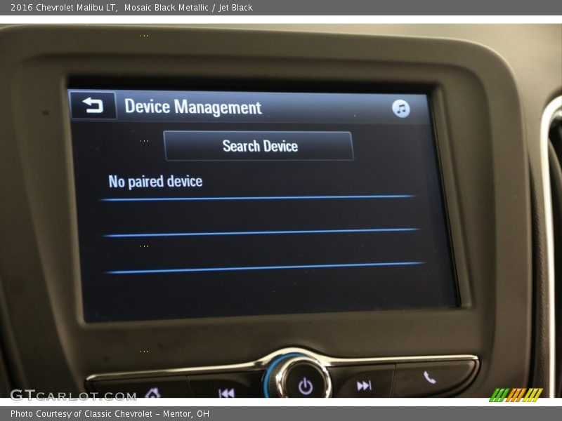 Mosaic Black Metallic / Jet Black 2016 Chevrolet Malibu LT
