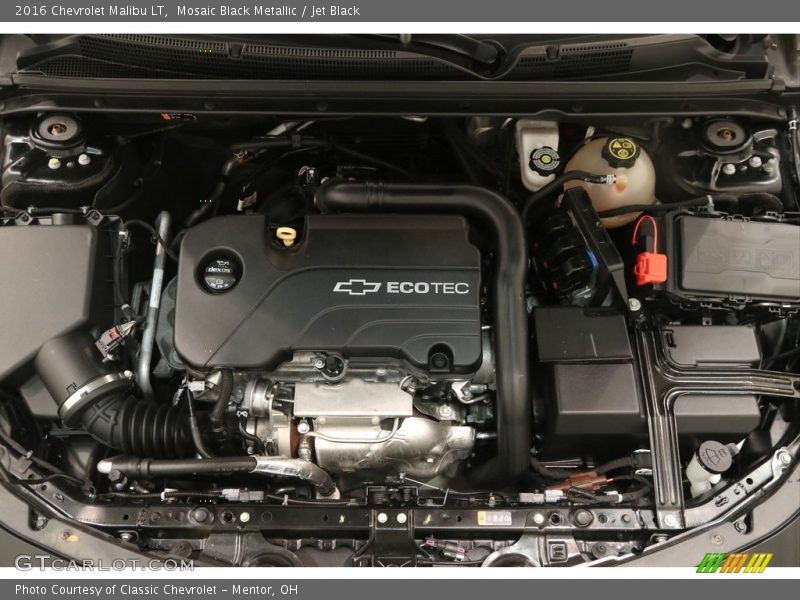 Mosaic Black Metallic / Jet Black 2016 Chevrolet Malibu LT