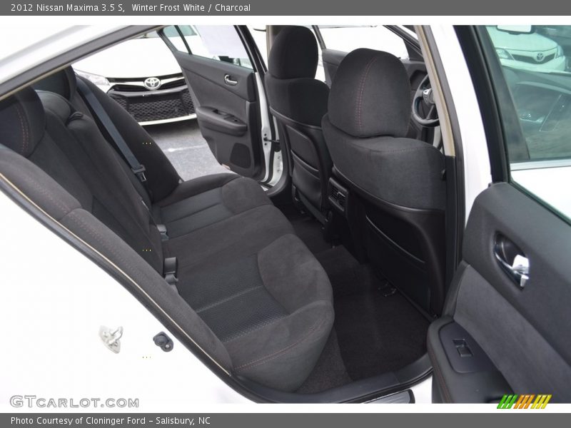 Winter Frost White / Charcoal 2012 Nissan Maxima 3.5 S