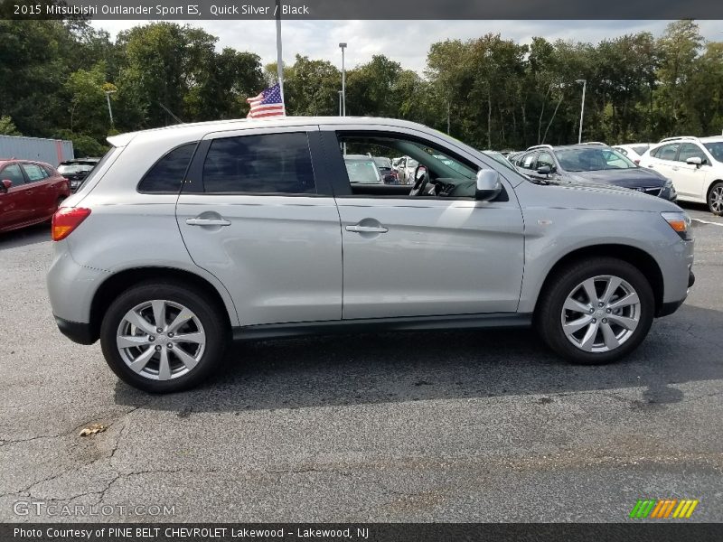 Quick Silver / Black 2015 Mitsubishi Outlander Sport ES