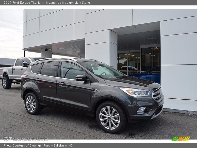Magnetic / Medium Light Stone 2017 Ford Escape Titanium