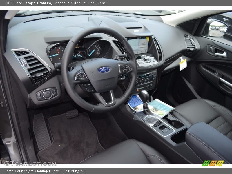 Magnetic / Medium Light Stone 2017 Ford Escape Titanium