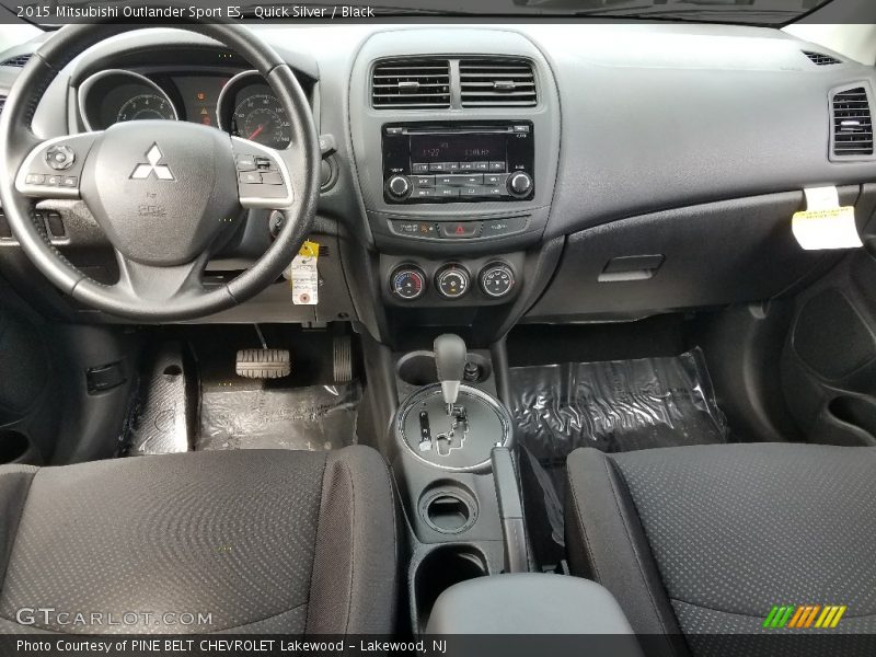 Quick Silver / Black 2015 Mitsubishi Outlander Sport ES