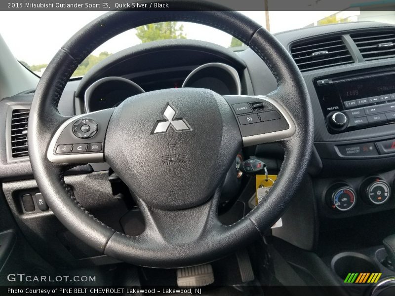 Quick Silver / Black 2015 Mitsubishi Outlander Sport ES