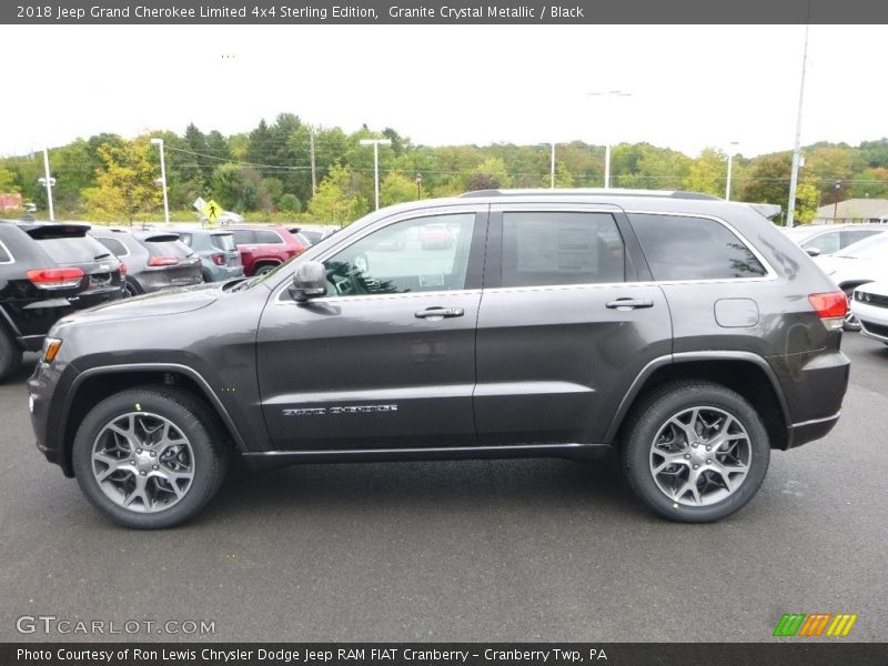 Granite Crystal Metallic / Black 2018 Jeep Grand Cherokee Limited 4x4 Sterling Edition