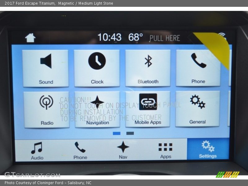 Magnetic / Medium Light Stone 2017 Ford Escape Titanium