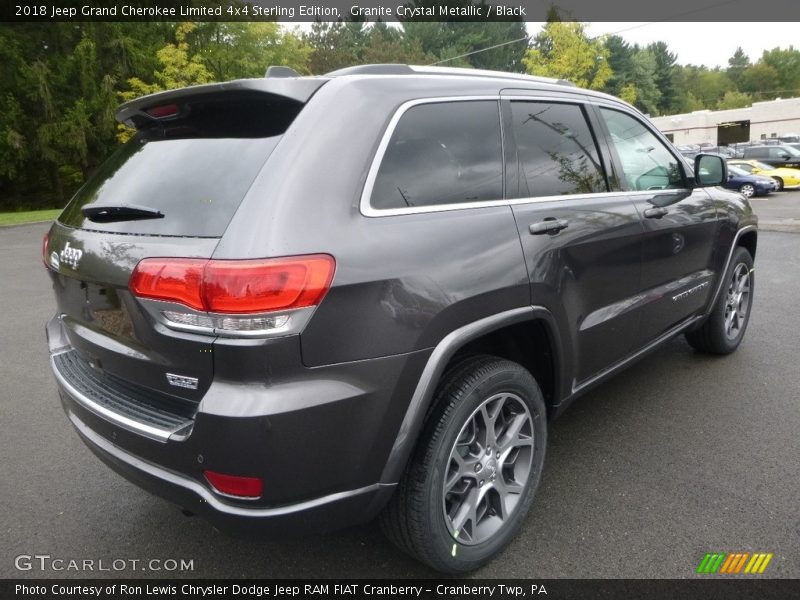 Granite Crystal Metallic / Black 2018 Jeep Grand Cherokee Limited 4x4 Sterling Edition