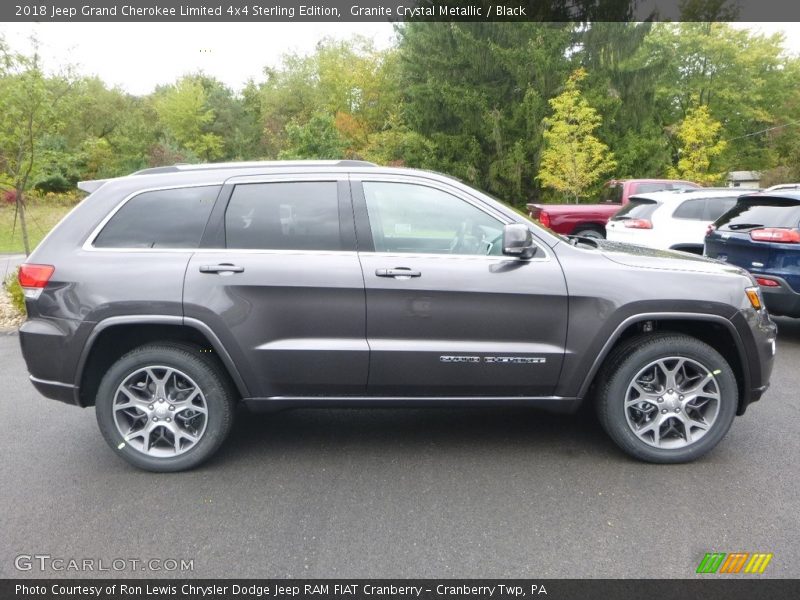 Granite Crystal Metallic / Black 2018 Jeep Grand Cherokee Limited 4x4 Sterling Edition