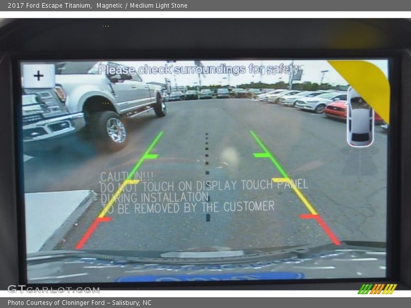 Magnetic / Medium Light Stone 2017 Ford Escape Titanium
