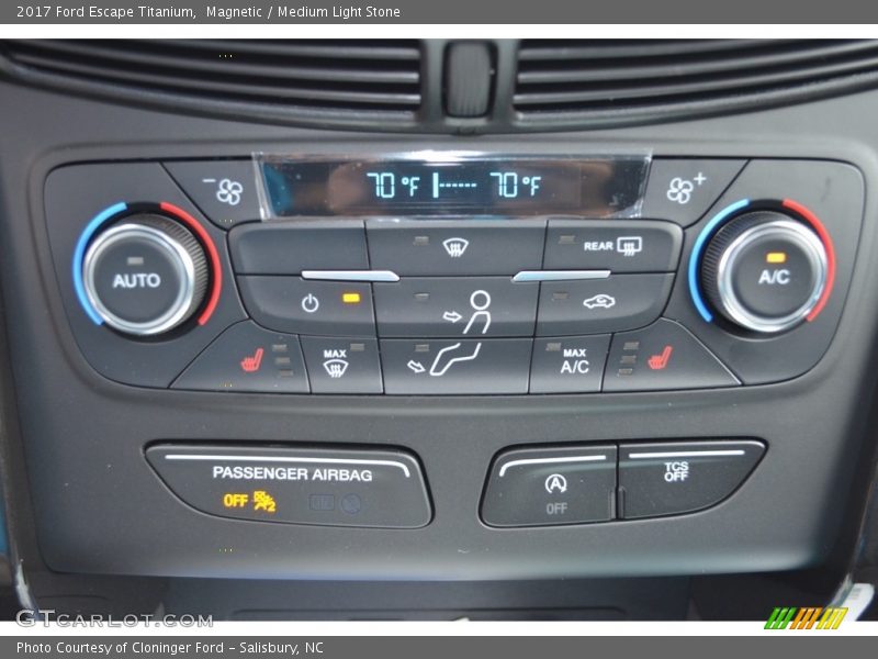Magnetic / Medium Light Stone 2017 Ford Escape Titanium