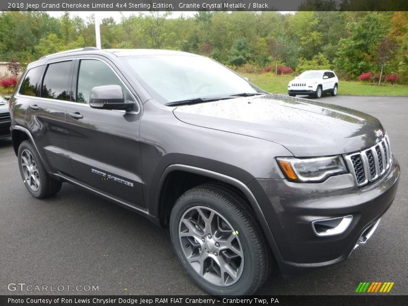 Granite Crystal Metallic / Black 2018 Jeep Grand Cherokee Limited 4x4 Sterling Edition