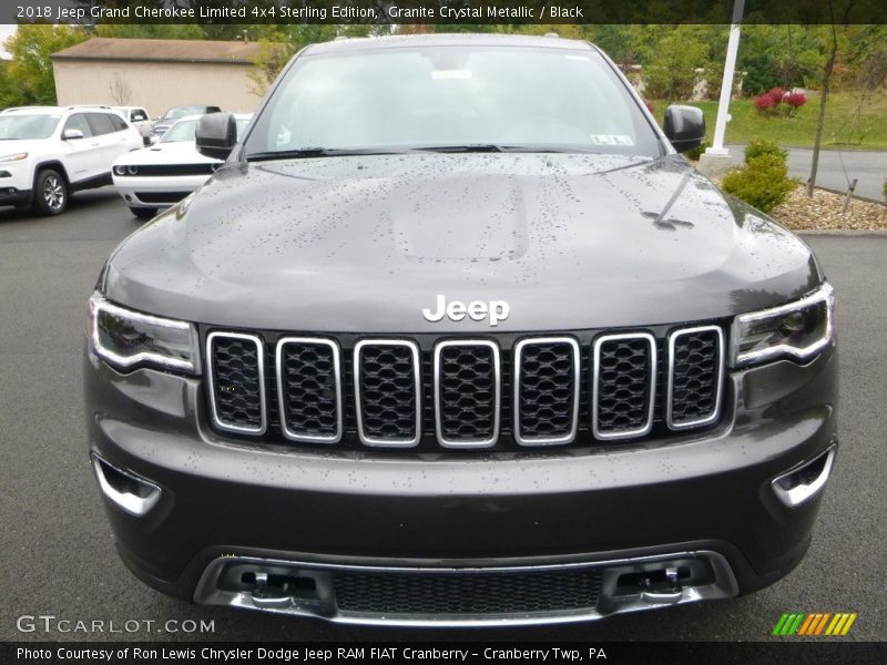 Granite Crystal Metallic / Black 2018 Jeep Grand Cherokee Limited 4x4 Sterling Edition