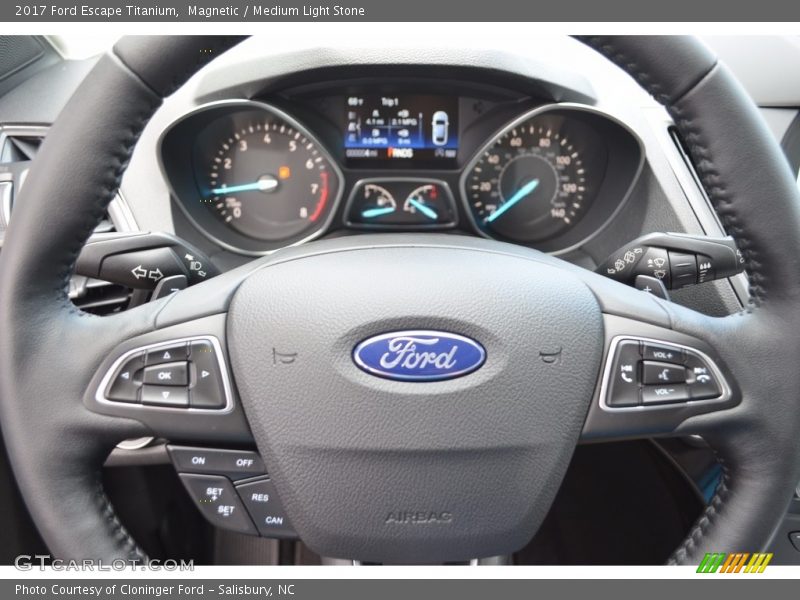 Magnetic / Medium Light Stone 2017 Ford Escape Titanium