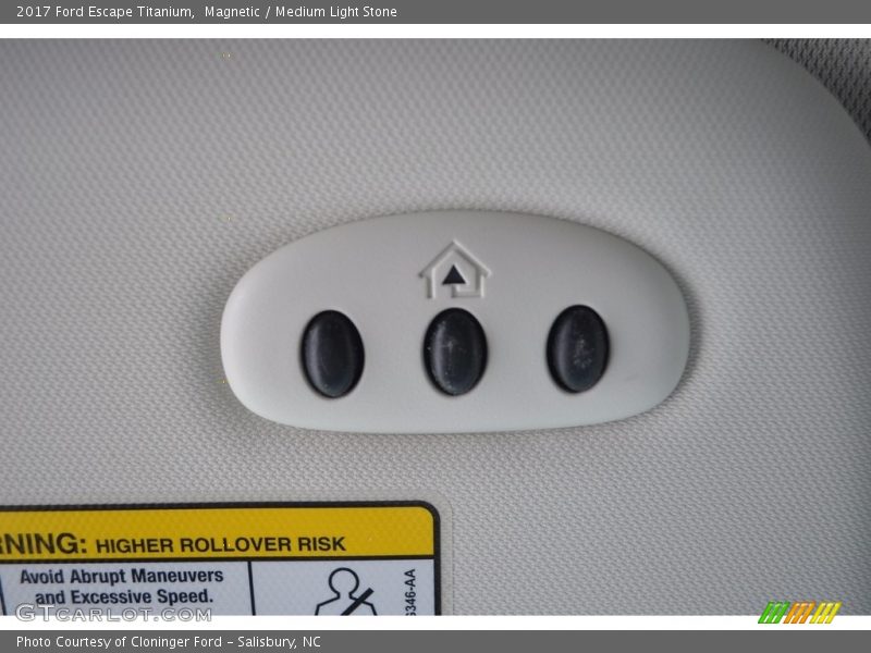 Magnetic / Medium Light Stone 2017 Ford Escape Titanium