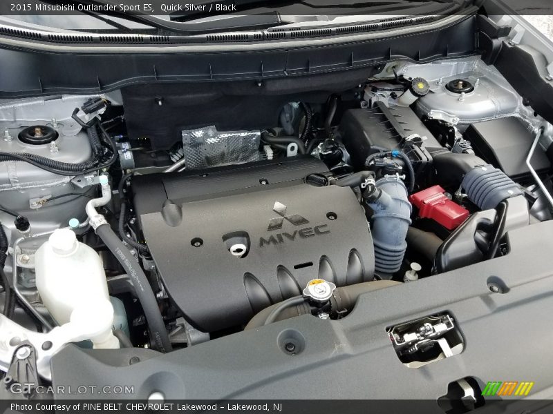 Quick Silver / Black 2015 Mitsubishi Outlander Sport ES