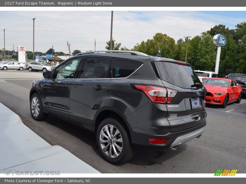 Magnetic / Medium Light Stone 2017 Ford Escape Titanium