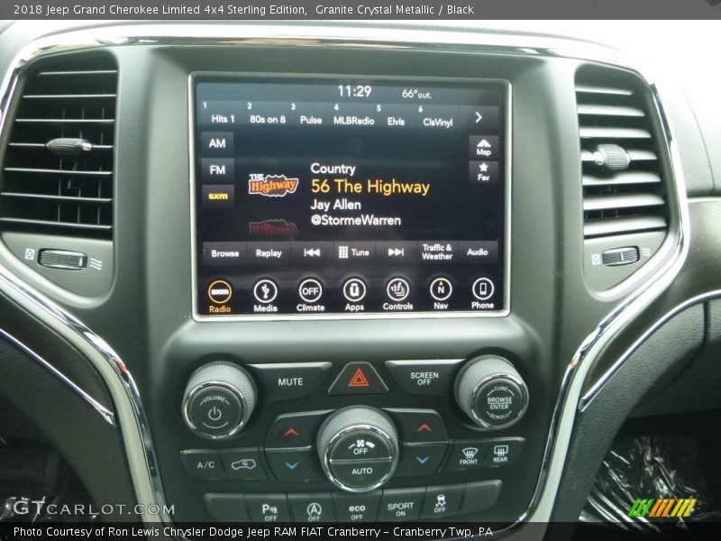 Granite Crystal Metallic / Black 2018 Jeep Grand Cherokee Limited 4x4 Sterling Edition