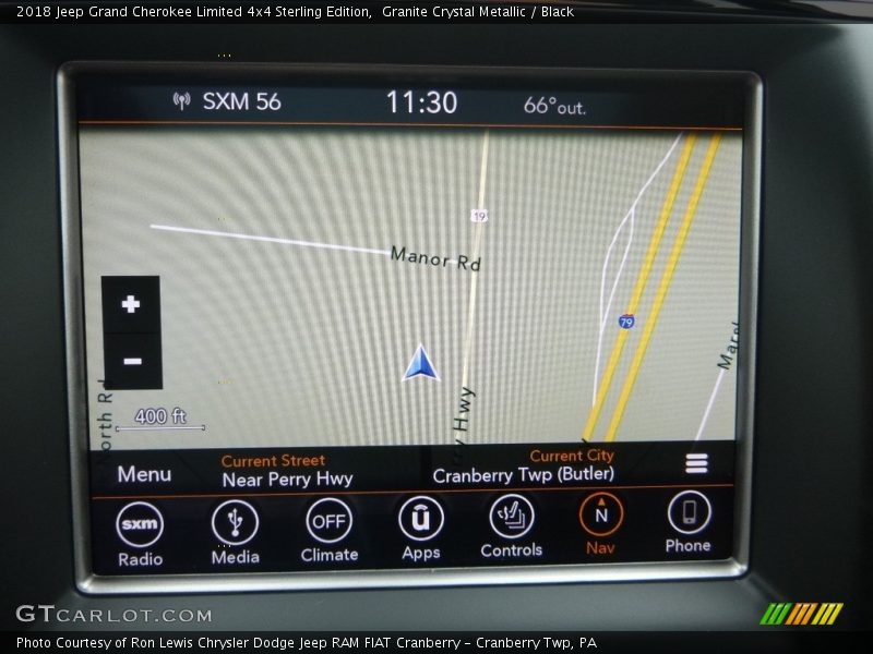 Granite Crystal Metallic / Black 2018 Jeep Grand Cherokee Limited 4x4 Sterling Edition