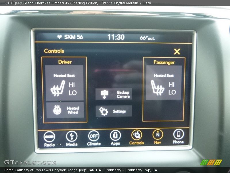 Granite Crystal Metallic / Black 2018 Jeep Grand Cherokee Limited 4x4 Sterling Edition