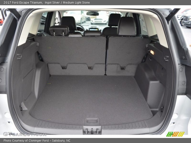 Ingot Silver / Medium Light Stone 2017 Ford Escape Titanium