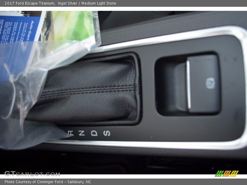 Ingot Silver / Medium Light Stone 2017 Ford Escape Titanium