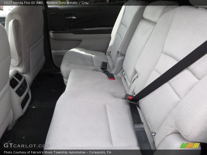 Modern Steel Metallic / Gray 2017 Honda Pilot EX AWD