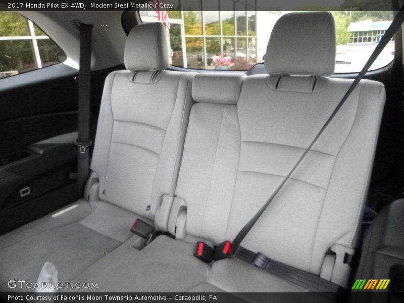 Modern Steel Metallic / Gray 2017 Honda Pilot EX AWD