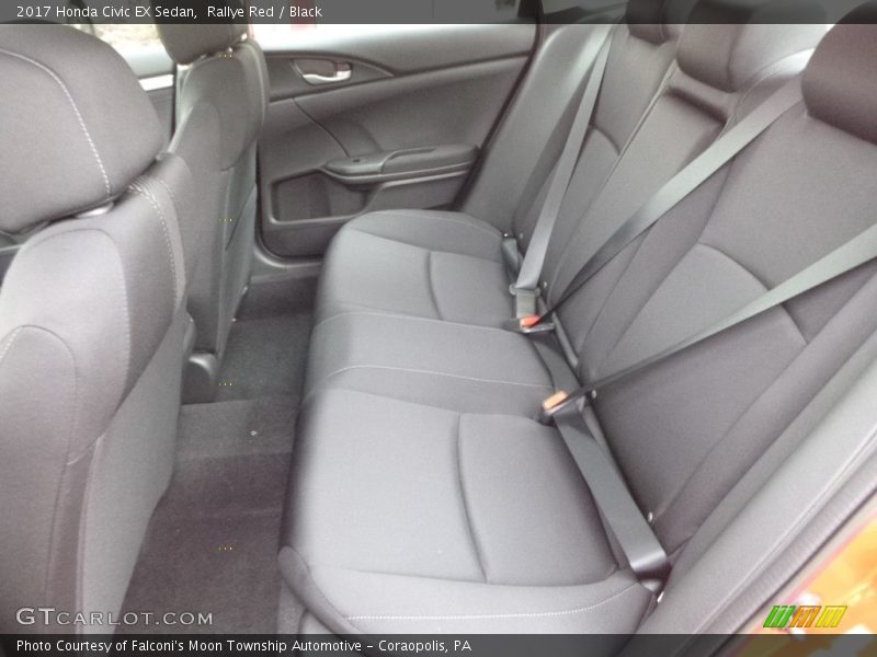 Rallye Red / Black 2017 Honda Civic EX Sedan