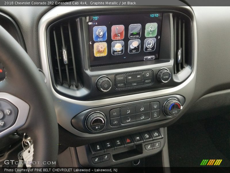 Graphite Metallic / Jet Black 2018 Chevrolet Colorado ZR2 Extended Cab 4x4